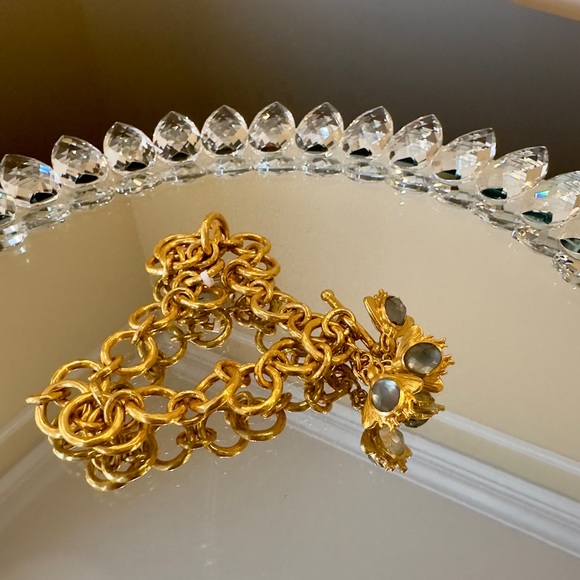 NWT Authentic luxury spring summer Julie Vos Bee Charm Statement Necklace - Picture 15 of 17